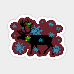 Christmas raindeer design Magnet