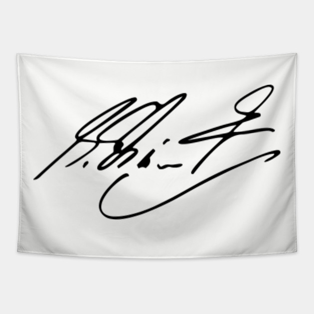 Michael Schumacher S Signature Michael Schumacher Tapestry Teepublic