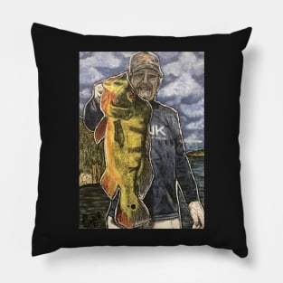 Fisherman's big catch Pillow