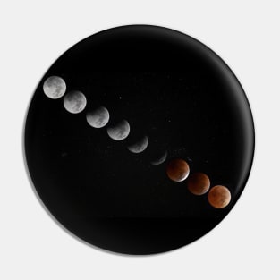 Lunar Eclipse Phases Pin