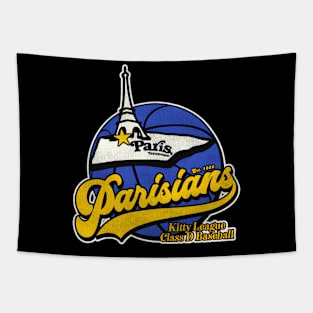 Paris Parisians Basketball Team Tapestry