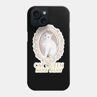 Cat queen Phone Case