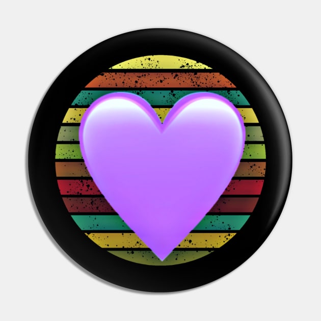 Purple heart Pin by Manafff