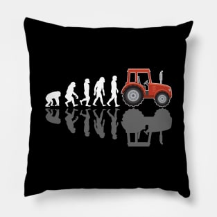 Tractor Farmer Evolution with Shadow Pillow