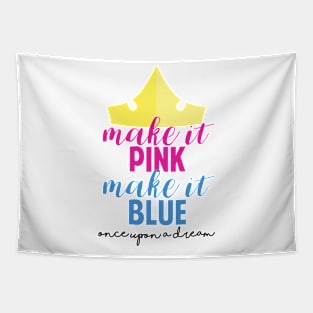 Make it Pink, Make it Blue Sleeping Beauty Inspired Once Upon a Dream Tapestry