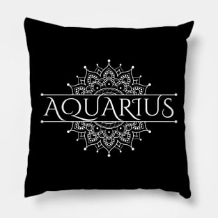 Aquarius Mandala Pillow