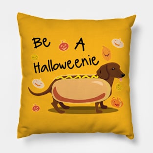 Halloweenie Pillow