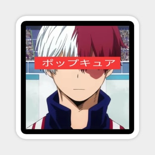 Todoroki & The pop cure box logo Magnet