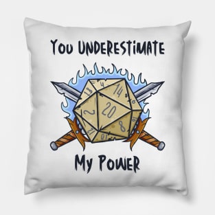 You Underestimate My Power - meme crossover Pillow