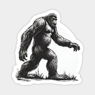 Bigfoot walking Magnet