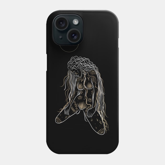 witchy woman halloween witch witchcraft wiccan wicca vibes Phone Case by vaporgraphic