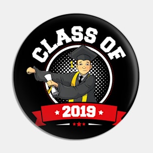 Flossing Graduation Class Of 2019 Men Funny Pin