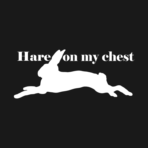 Hare on my chest by Cetaceous