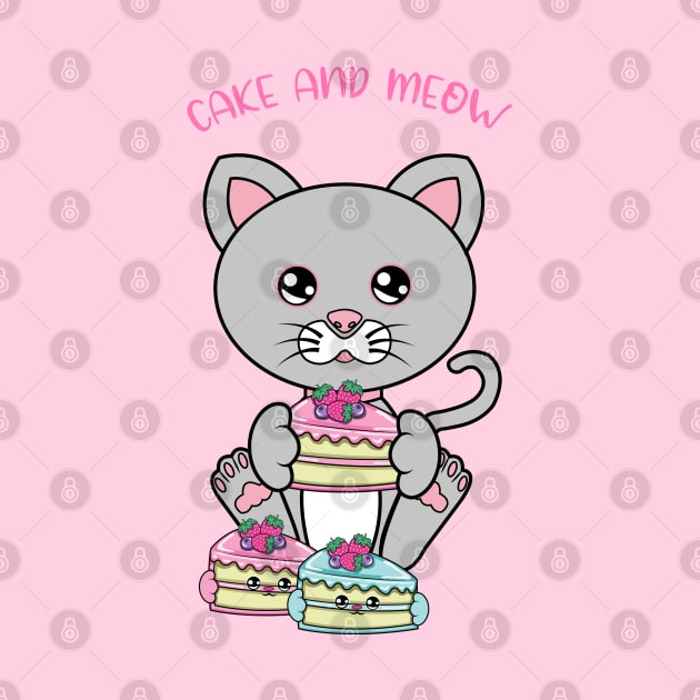 All I Need is cake and cats, cake and cats by JS ARTE