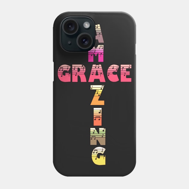 Colorful Amazing Grace Phone Case by AlondraHanley