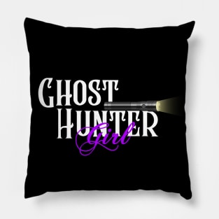 Ghost Hunter Girl Pillow