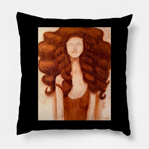 Big Hair Pillow by DarcyAnOther