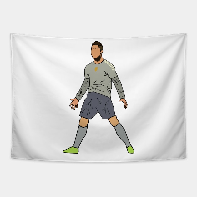 Cristiano Ronaldo Juventus FC Tapestry by xavierjfong