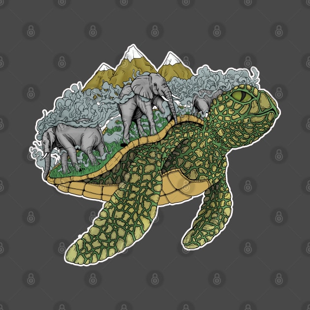 World Turtle by Whicheverclown