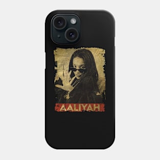 TEXTURE ART- Aaliyah - RETRO STYLE 3 Phone Case