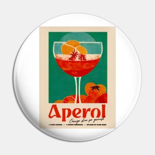 Retro Aperol Spritz Poster Holiday Print Homebar, Kitchen Bar Prints, Vintage Drinks, Recipe, Wall Art Pin