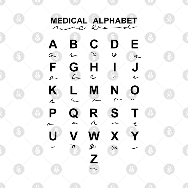 Medical Alphabet by Yeaha