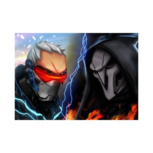 Soldier76 vs Reaper T-Shirt