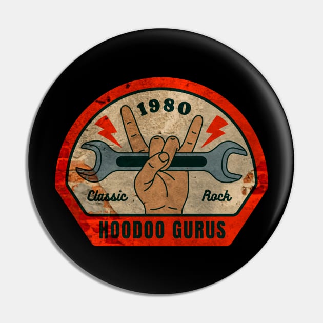 Hoodoo Gurus // Wrench Pin by OSCAR BANKS ART