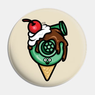 Cutest Turbo - Chocolate/Mint Ice Cream Pin