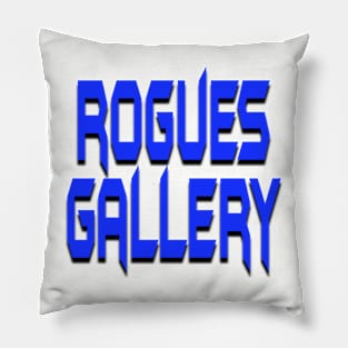 ROGUES GALLERY Title Logo Pillow