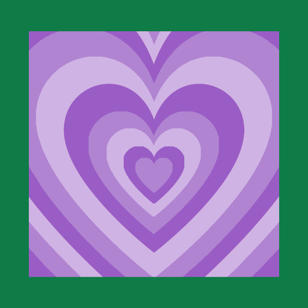 Disover purple retro heart - Heart - T-Shirt
