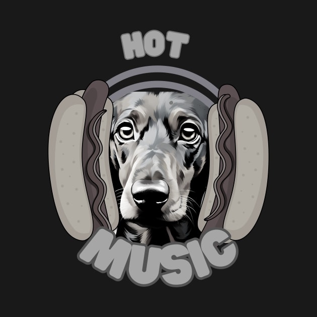 Funny Gifts for Music And Dachshund Fans by MARKBAY Shop