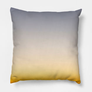 As the sun sets a gradient Pillow