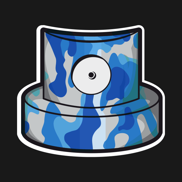 blue camouflage cap by manuvila