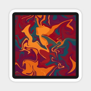 Crazy Seamless Liquid Pattern Magnet