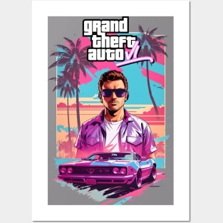 Grand Theft Auto Series Posters GTA 3 GTA Vice City GTA -  Denmark