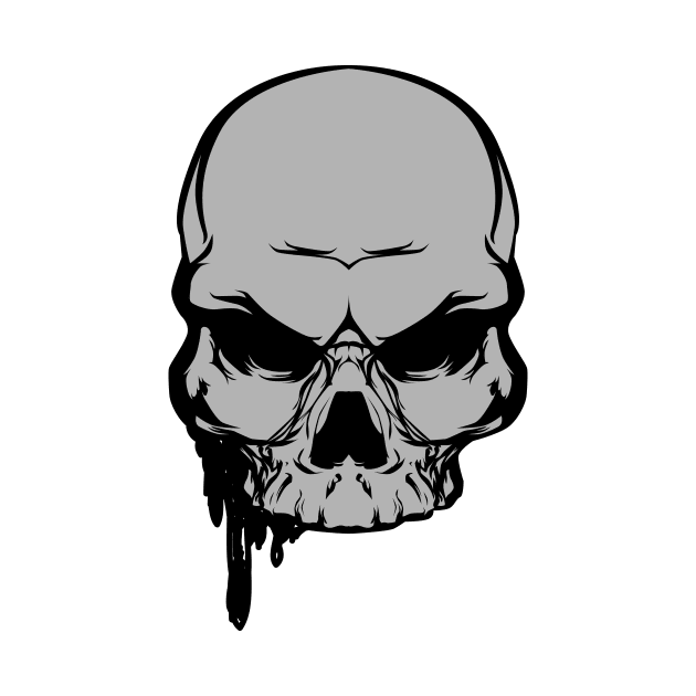 Grumpy Skull by viSionDesign