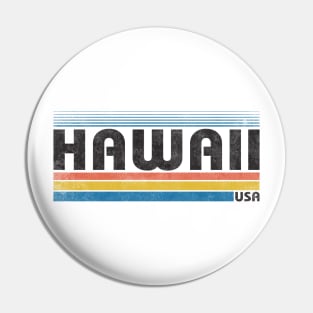 80s Retro Vintage Hawaii USA Pin