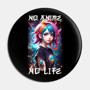 No Anime No Life Pin