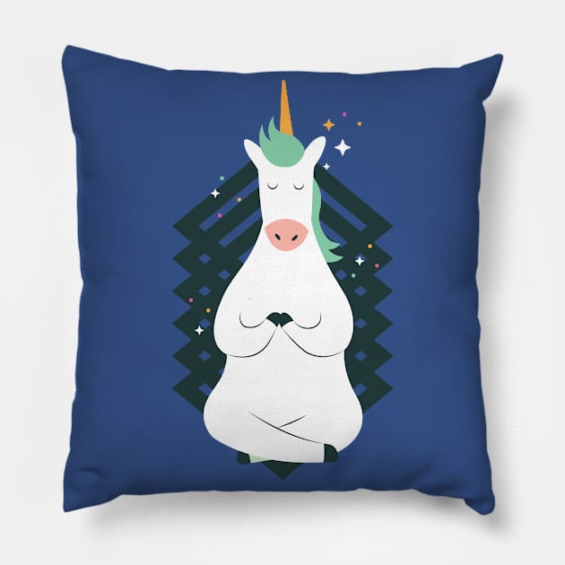 Unicorn Yoga Pillow by MajorCompany