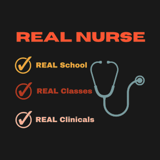 Real Nurse Checklist T-Shirt