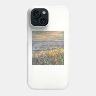 Sea view and sand dunes Phone Case