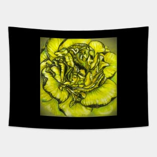 Withering Yellow Rose Tapestry