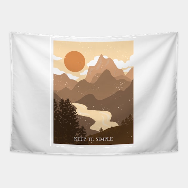 Keep it simple Tapestry by deadlydelicatedesigns