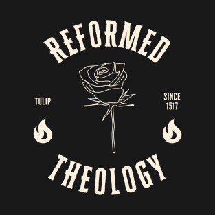 Tulip since 1517 reformed theology gold design T-Shirt