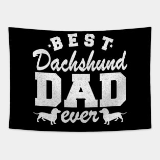 Best Dachshund Dad Ever Funny Dachshund Tapestry