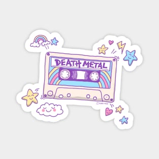 Death Metal Cassette Tape Magnet