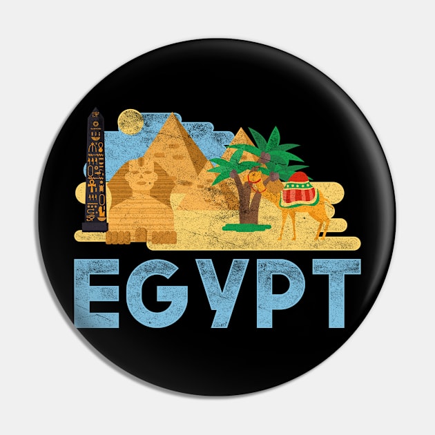 Ancient Egypt Retro Egyptian Pin by shirtsyoulike