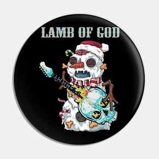 LAMB OF GOD BAND XMAS Pin