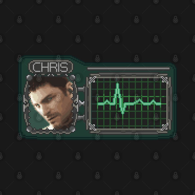 Chris Redfield Pixel Art by AlleenasPixels